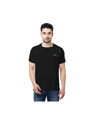 Jack & Jones icero Unisex Round Neck T-Shirt - Black